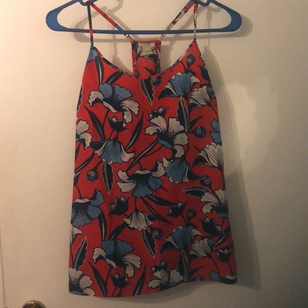 J Crew floral tank